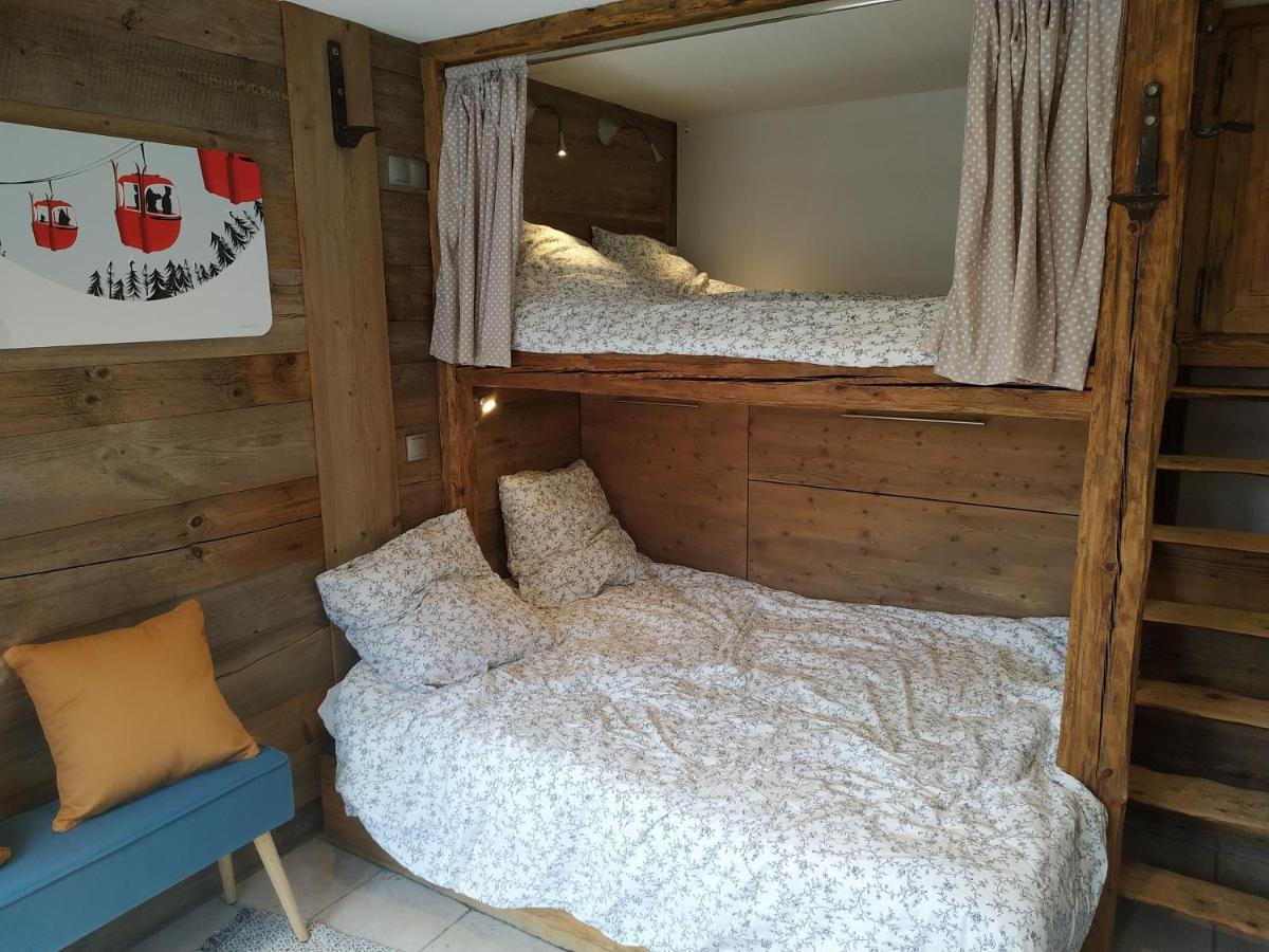 Le Montana - Studio Rue Du Centre - Cosy Et Montagnard - Navette Les Gets Exteriér fotografie