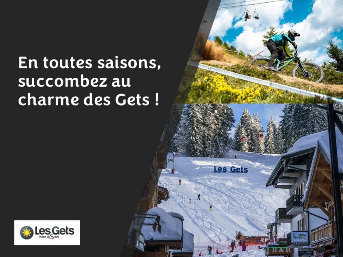 Le Montana - Studio Rue Du Centre - Cosy Et Montagnard - Navette Les Gets Exteriér fotografie
